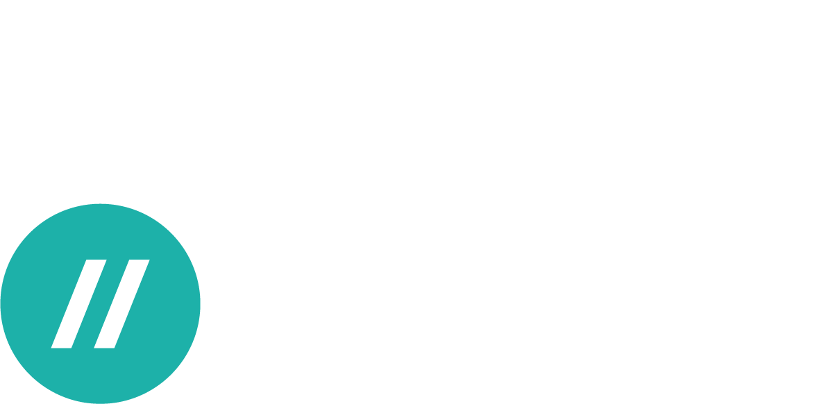 Powered by STORE, vertical, white
